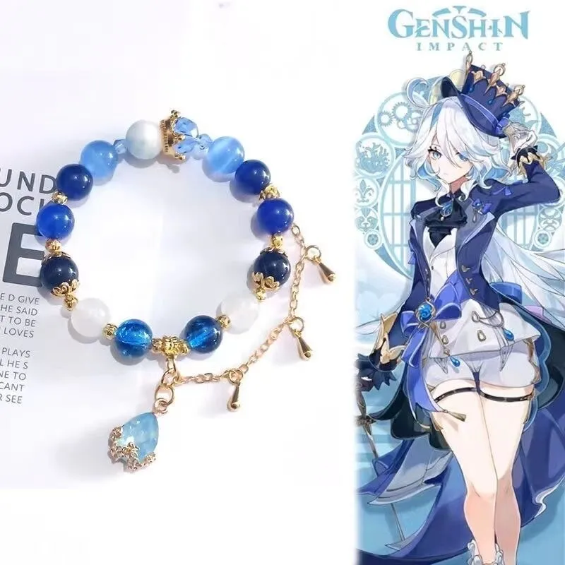 Bratara din cristal Genshin Impact Fischl, 16cm, handmade, pentru cadou sau utilizare personala