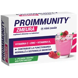 Supliment alimentar Proimmunity cu aroma de zmeura