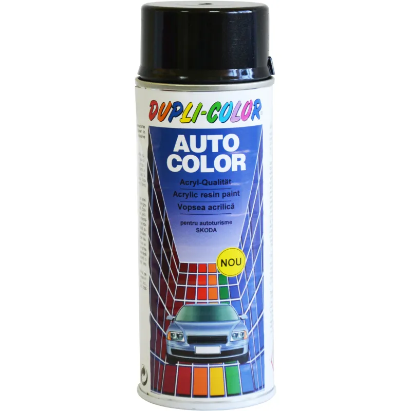 Vopsea auto Dupli-Color Skoda, negru magic 9910, 400 ml