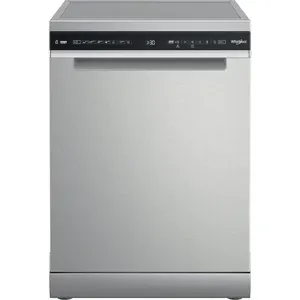 Masina de spalat vase independenta WHIRLPOOL W7F HS51 X, 6th Sense, 15 seturi, 8 programe, 60 cm, Clasa B, inox