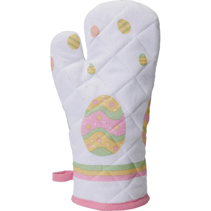 Manusa pentru bucatarie Koopman, bumbac, 32 x 16 cm, model oua de Paste