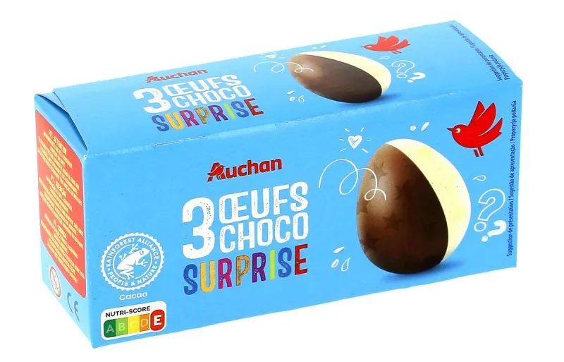 Oua de ciocolata cu lapte Vendome Surprise, 3 x 20 g
