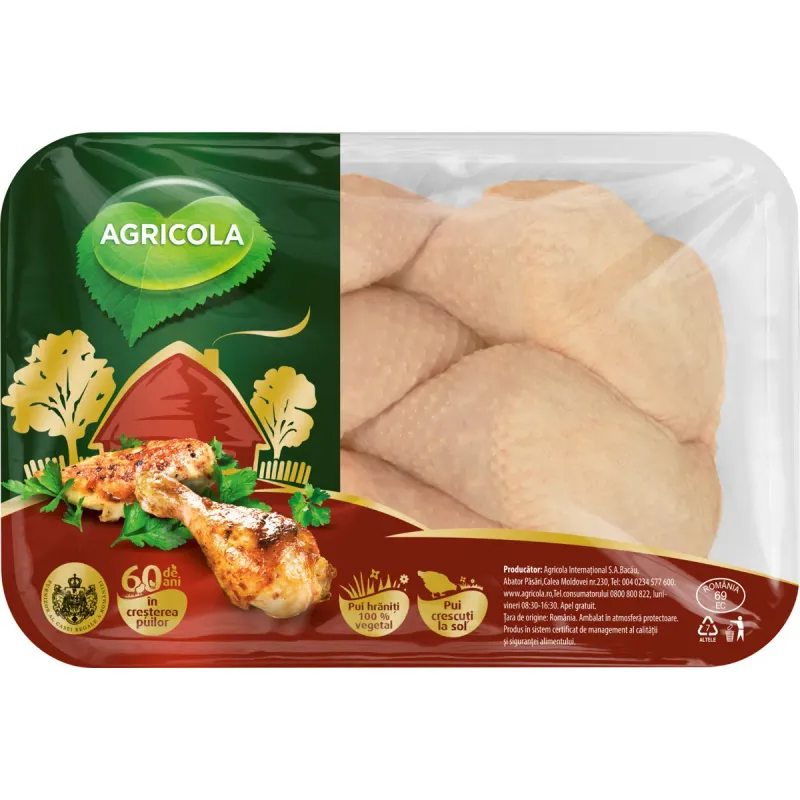 Pulpe de pui cu os Agricola Family, +/- 1.5 kg