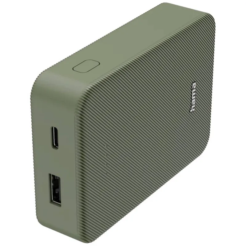 Baterie externa Hama, 10000mAh, USB-C, Fast Charge, Verde