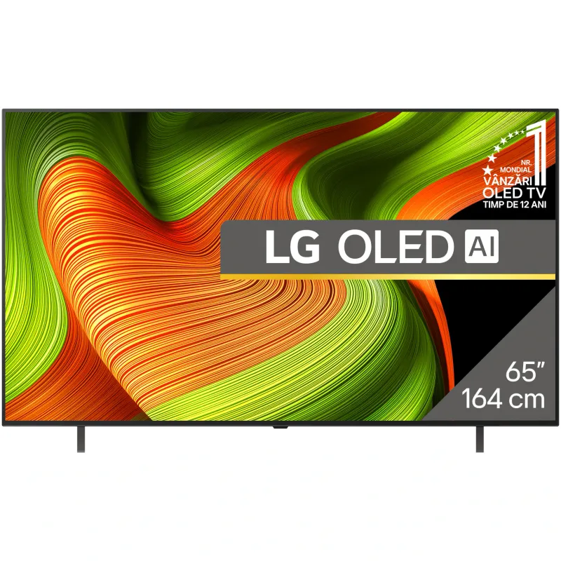LG OLED 65B53LA, 164 cm, Smart, 4K Ultra HD, 100 Hz, Clasa F