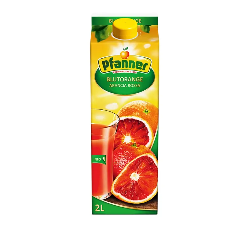 Bautura necarbogazoasa cu suc de portocale rosii Pfanner, 2 l