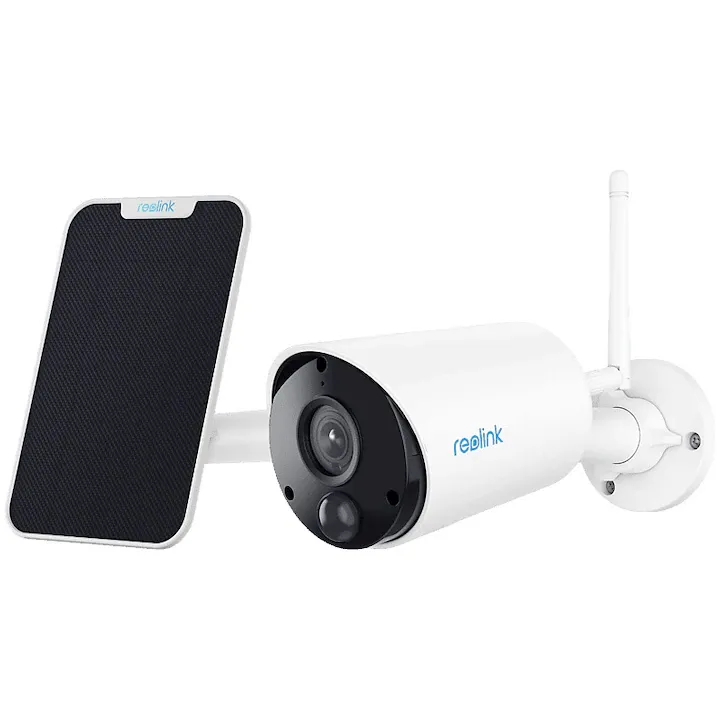 Kit camera de supraveghere wireless Wi-Fi Reolink B320 Wi-Fi de 3 MP pentru exterior, detectie persoane/vehicul, audio bidirectional, Night Vision 3 MP