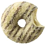 Gogoasa cu umplutura si glazura de ciocolata alba si fulgi de cocos 74g