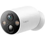 Camera de supraveghere TP-Link Tapo C425, 4MP, 2K QHD 2560x1440, Full Color Night Vision, detectie smart, Two-Way Audio, alarma luminoasa si sonora, acumulator, montare fara cabluri, IP66