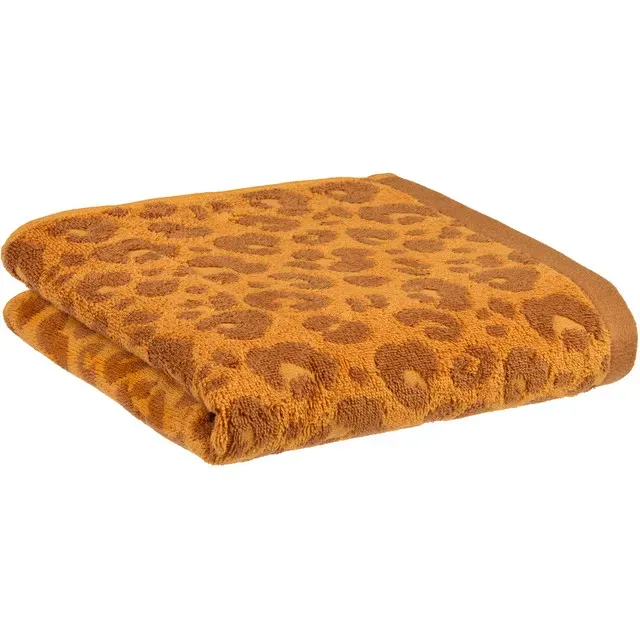 Prosop Actuel Jacquard, bumbac, 30 x 50 cm, maro