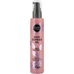 Ulei de corp cu sclipici Organic Shop Rose & Lychee, 100 ml