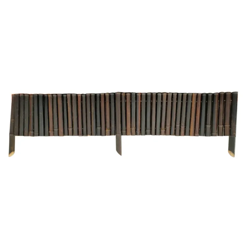 Gardulet decorativ, pentru gradina, bambus, maro, 30 x 200 cm