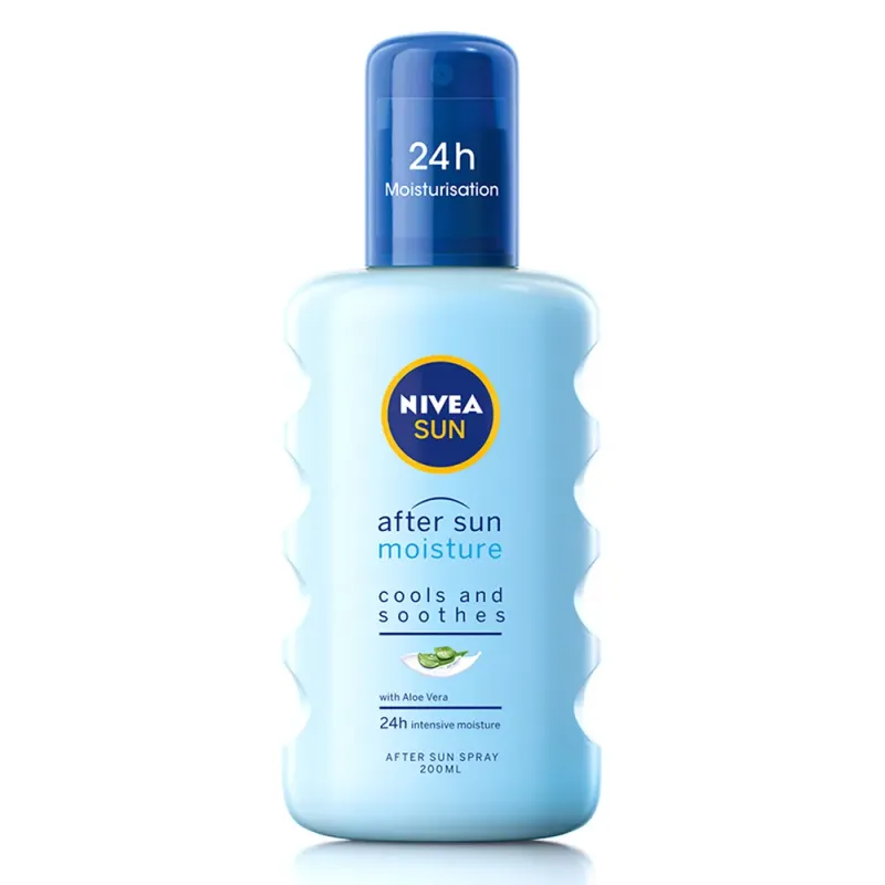 Spray hidratant racoritor Nivea Sun dupa plaja cu aloe vera, 200 ml