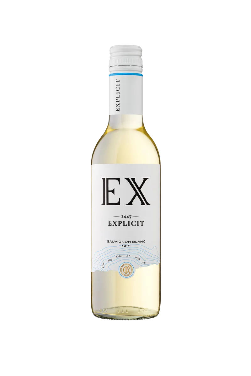 Vin alb sec Cramele Recas Explicit, Sauvignon Blanc, 0.375 l