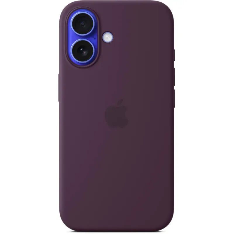 Husa telefon APPLE iPhone 16 Silicone Case cu MagSafe - Plum, MYY43ZM/A