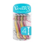 Aparat de ras de unica folosinta Venus 3 Dragonfruit Gillette, 4 buc