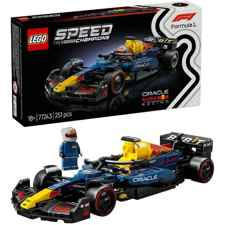 LEGO® Speed Champions - Masina de curse F1® Oracle Red Bull Racing RB20 77243, 251 piese