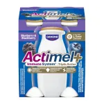 Iaurt de baut Actimel, cu afine si mure, 4 x 100 g