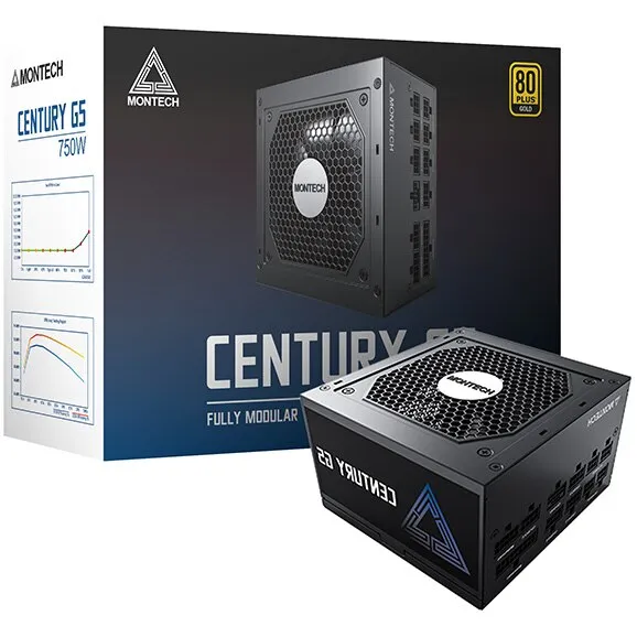 Sursa Montech CENTURY G5, 750W, Negru, 80Plus Gold, full modulara