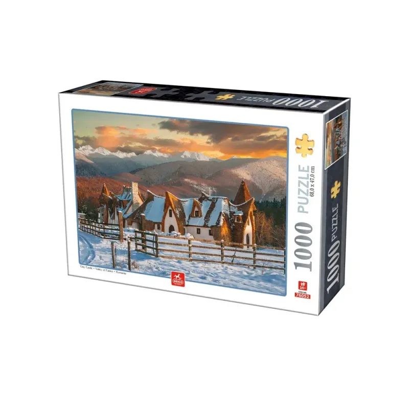 Puzzle Castelul de lut Valea Zanelor, 1000 piese