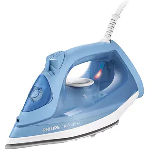 Fier de calcat PHILIPS Seria 3000 DST3020/20, 2200W, 160g/min, 300ml, talpa ceramica, albastru-alb