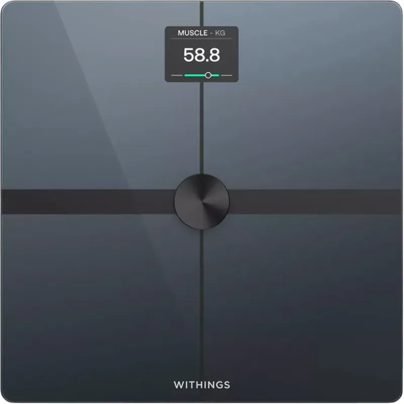 Cantar corporal Smart WITHINGS Body Smart, Bluetooth, Wi-Fi, Negru