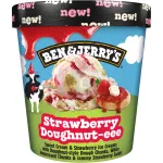 Inghetata Ben & Jerry's Strawberry Doughnut-eee, 465 ml