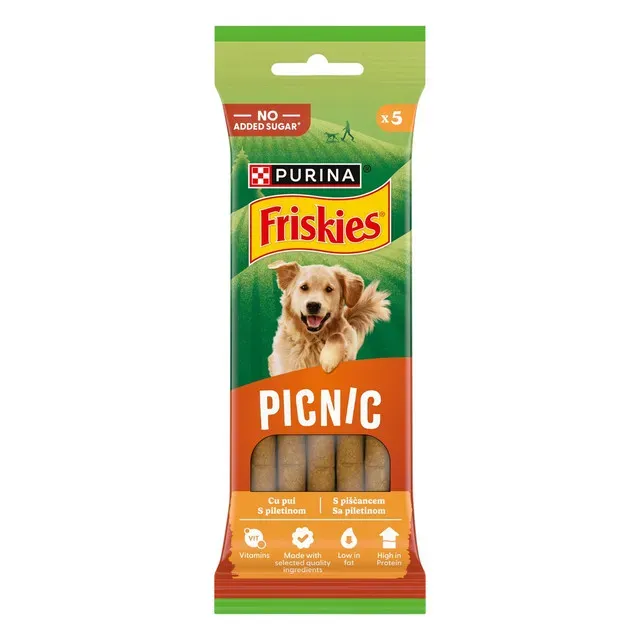 Recompense pentru caini Purina Friskies Picnic cu pui, 42g