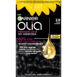 Vopsea permanenta pentru par, fara amoniac, 2.0 Black Diamond