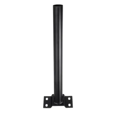 Suport pentru proiector stradal cu prindere pe perete, diametru 6cm, 50cm lungime, negru