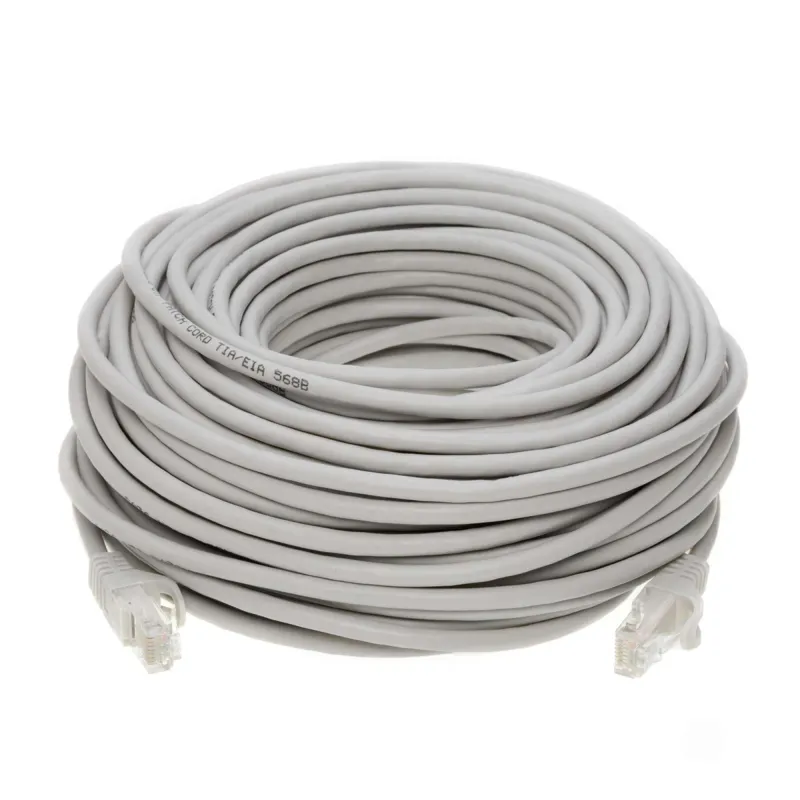 Cablu de retea UTP CAT6, 2xRJ45, 8 fire x 0.4 mm, Conector RJ45, Snagless Unshielded (UTP) cablu patch de retea, 802.11b, 550MHz, alb, 20m