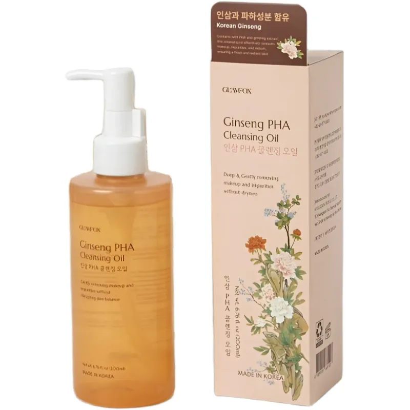 Ulei de curatare cu PHA si extract de ginseng Glamfox, 200 ml