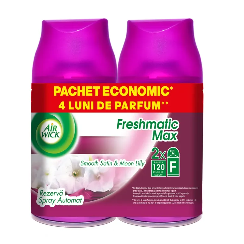 Rezerva odorizant camera Air Wick Freshmatic Smooth Satin 250 ml