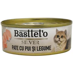 Hrana umeda pentru pisici, pate cu pui si legume 85g