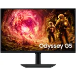 Monitor Gaming Samsung Odyssey G5 G50F, 27", QHD (2560 x 1440), IPS, 180Hz, 1ms(GTG), FreeSync, Flicker Free, HDMI, DisplayPort, Pivot, Negru