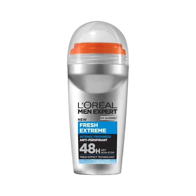 Antiperspirant roll-on L'Oreal Paris Men Expert Fresh Extreme, 50 ml