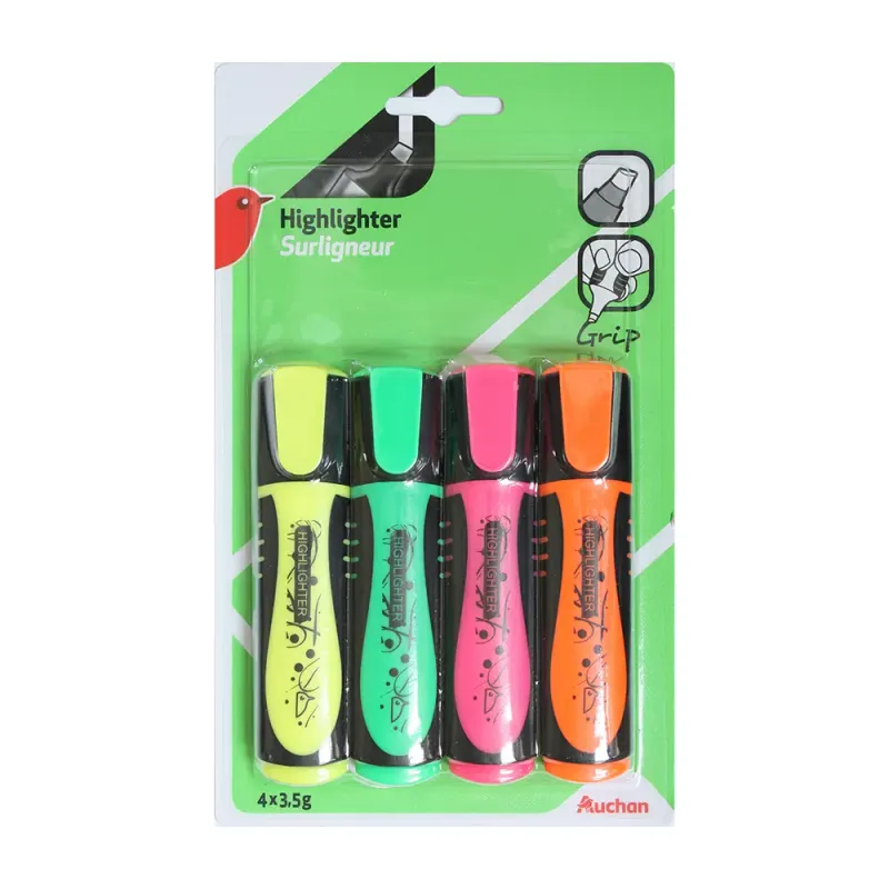 Set 4 evidentiatoare Auchan