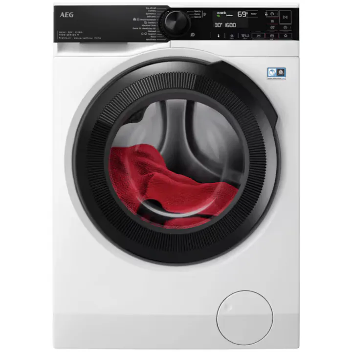 Masina de spalat rufe cu uscator AEG LWR73064OE, Spalare 11 kg, Uscare 7 kg, 1400 rpm, Clasa A spalare, D spalare +uscare, Wi-Fi, motor Inverter, ProSense,ProSteam, Finnish-In, TimeSave, Alb