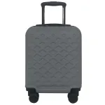 Troler cu 8 roti Carrefour Napoli, ABS, 45x32x20 cm, Gri