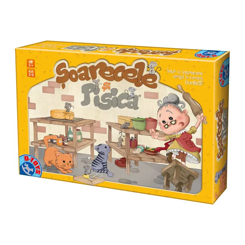Joc colectiv D-Toys - Soarecele si pisica