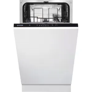 Masina de spalat vase incorporabila GORENJE GV520E15, 9 seturi, 5 programe, 45 cm, Clasa E, panou comanda negru