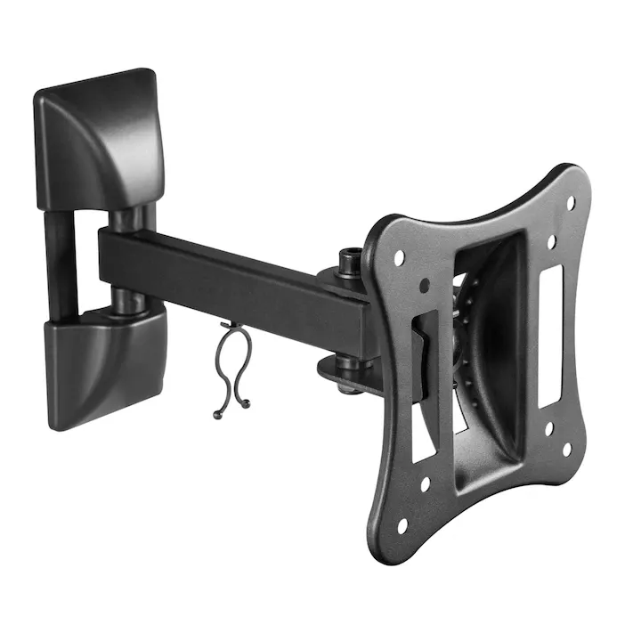 Suport TV de perete cu brat, Nexio, reglabil, 13-27 inch(33cm-68cm), capacitate sustinere 15KG, Negru