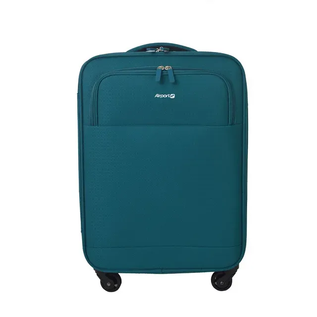 Troler Airport Air Soft, S, 4 roti, 35 x 55 x 20 cm, albastru