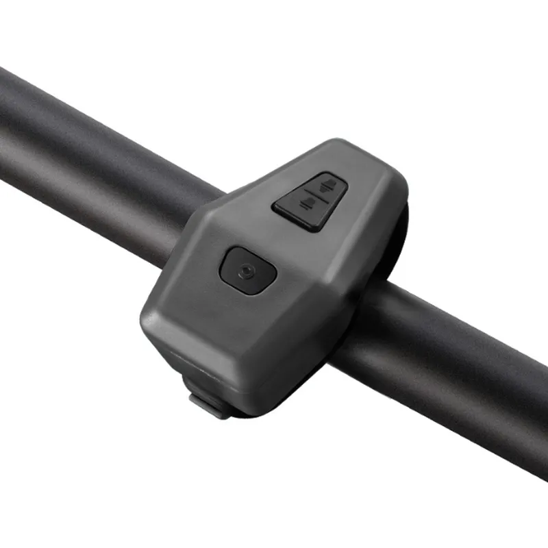 Alarma Anti Furt Pentru Biciclete si Motociclete 120 db, Axroad Mall, Claxon Cu Baterii, 200mAh, Senzor de vibratii, Reincarcabila prin USB, Impermeabil si rezistent la rugina, Montare pe ghidon, Portabil, ABS/Silicon, Negru