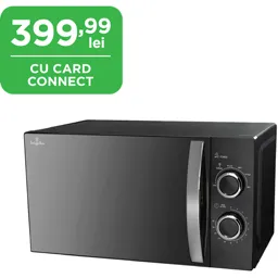 Cuptor cu microunde, 20L, 700W, negru-argintiu