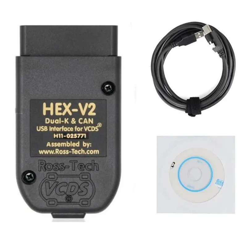 Interfata tester diagnoza auto VAG-COM VCDS SuooTci OBD2, compatibil Volkswagen/Audi/Skoda/SEAT, USB, negru