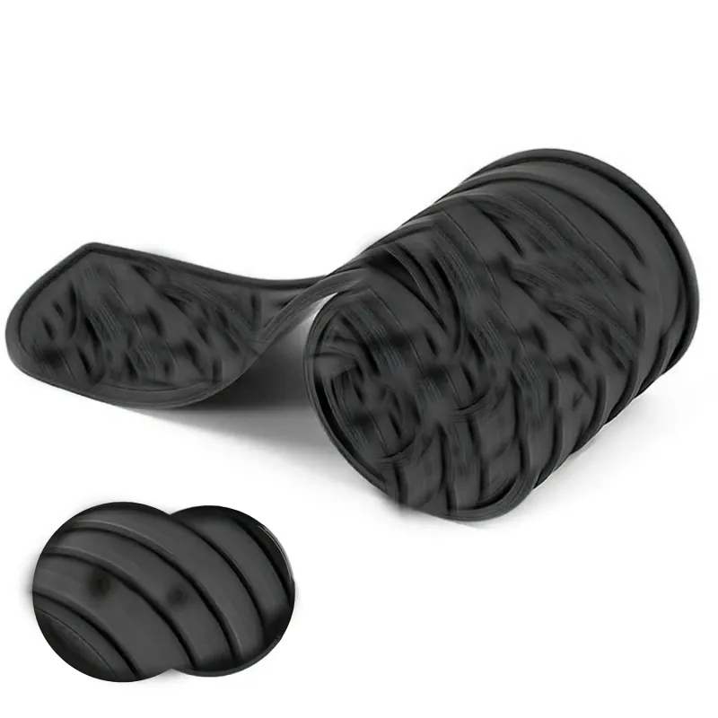 Placute de protectie pentru bara portbagajului, Rezistent la impact, Rezistent la zgarieturi, cauciuc, 90 x 7 cm, Vine cu 2 suporturi pentru pahare, universal, negru