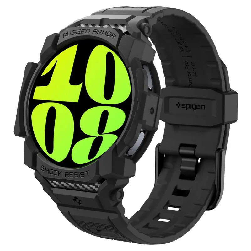 Carcasa Spigen Rugged Armor Pro compatibila cu Samsung Galaxy Watch 7 40mm Matte Black