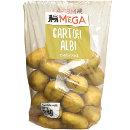 Cartofi albi, import 5kg