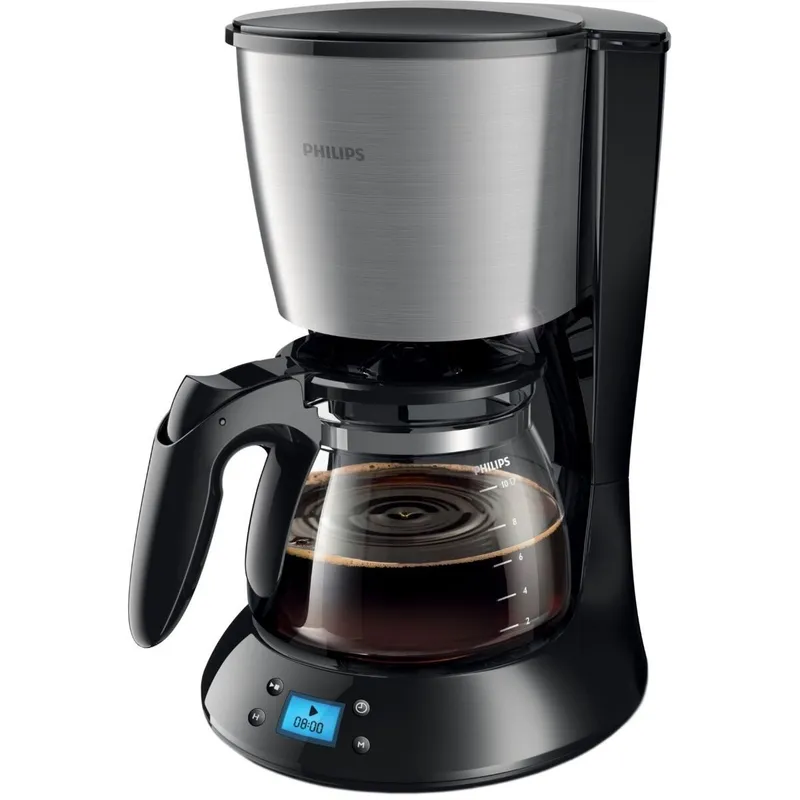 Cafetiera Philips HD7459/20, 15 cesti capacitate, 1000 W Putere, Picioruse anti-alunecare